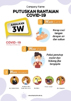 poster Covid-19 (Amalkan 3W) 