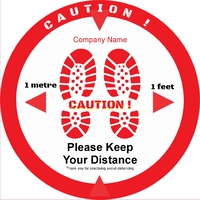 Tolong jaga jarak anda