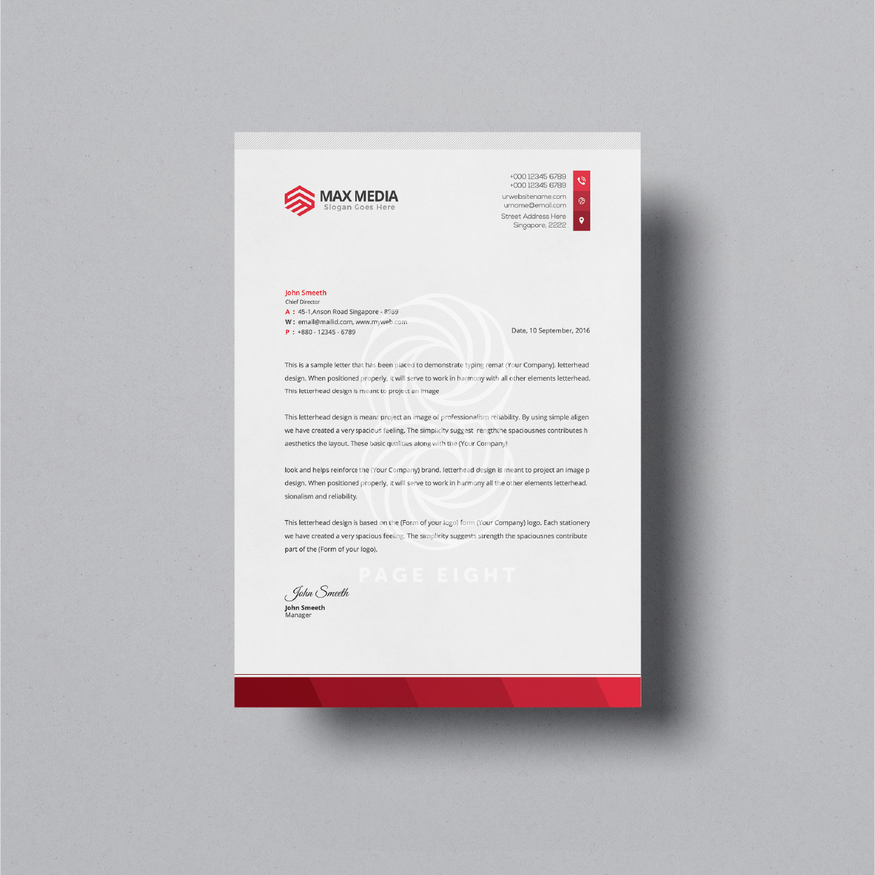 Letterhead (Digital Offset)