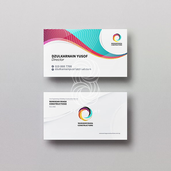 Business Cards (Standard) Create exclusive name card design & business card design at Kinabalu Print Shop