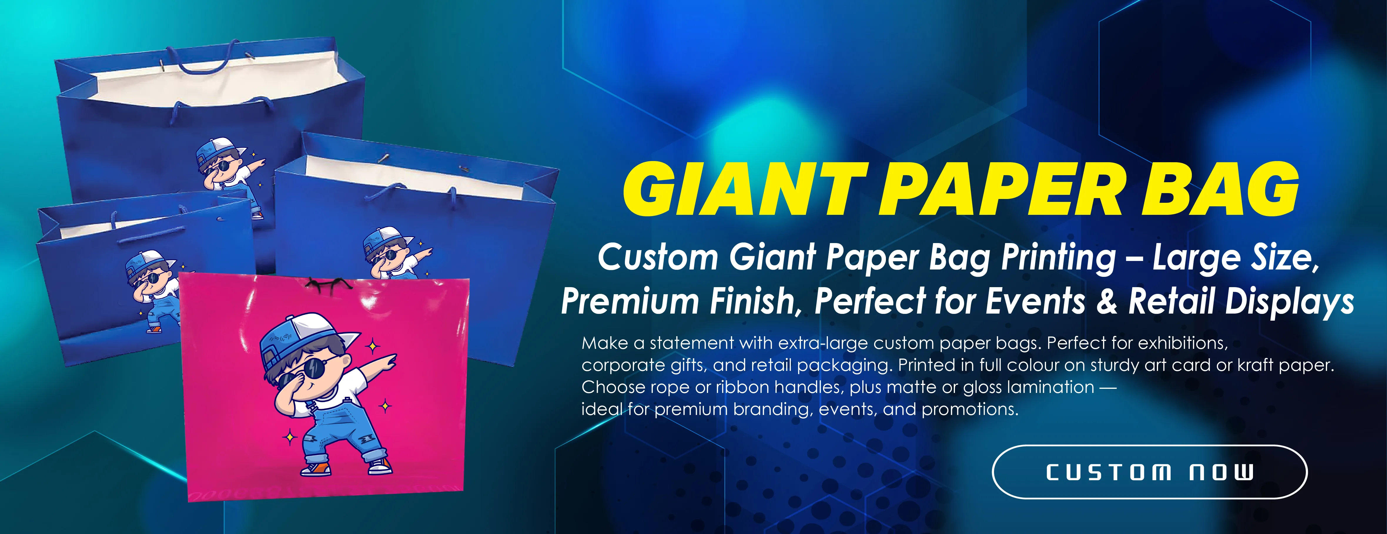 Giant Paper Bag Inkjet Printing