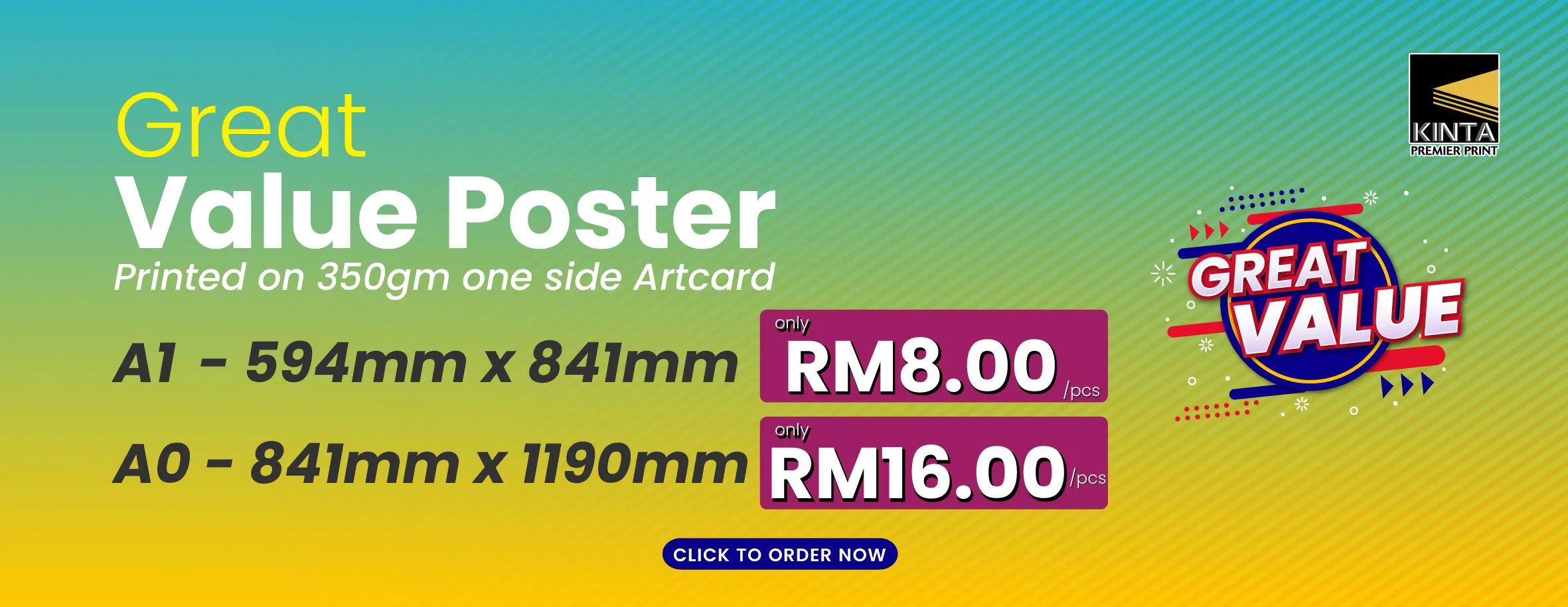 Great Value Poster Promotion