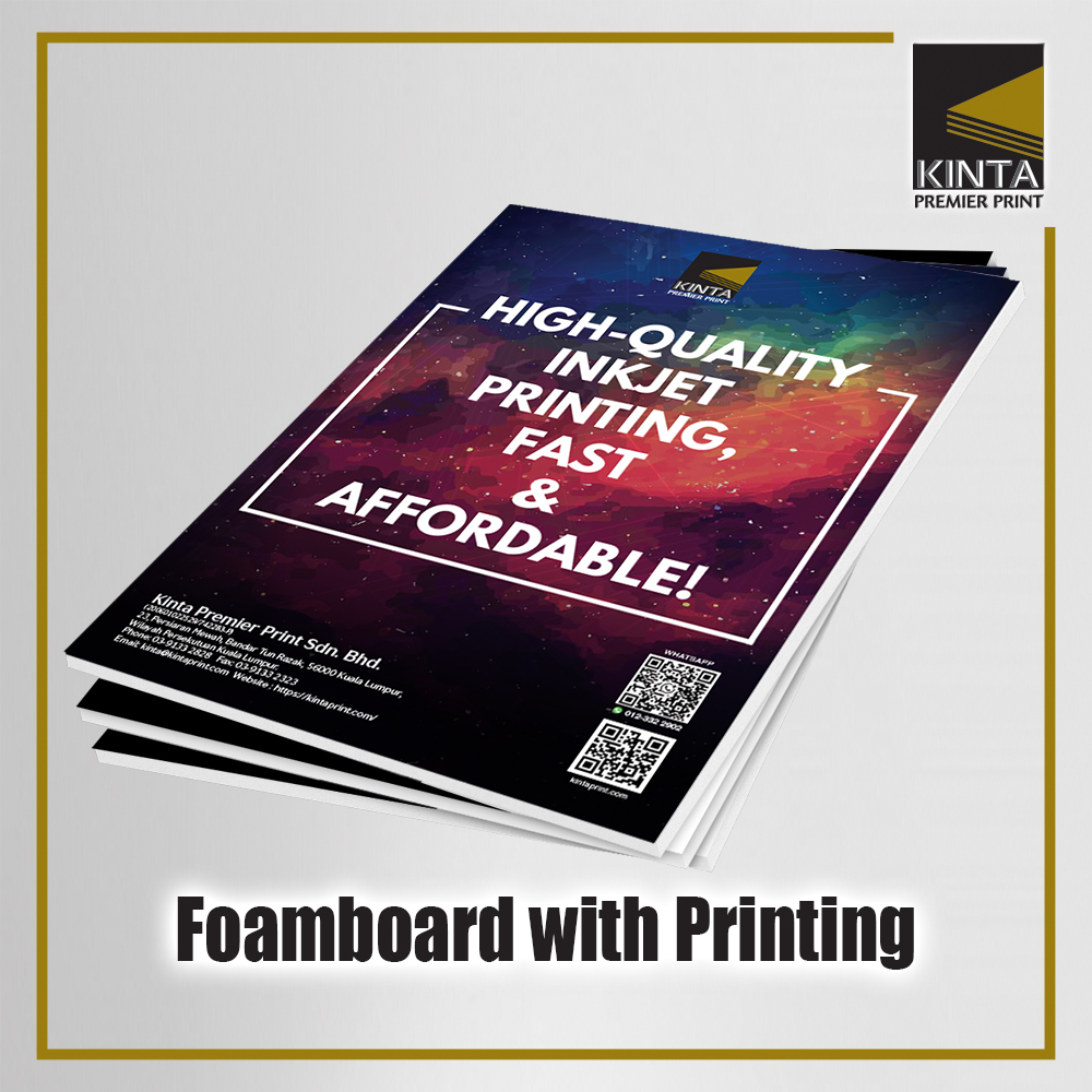 Foamboard with Printing
