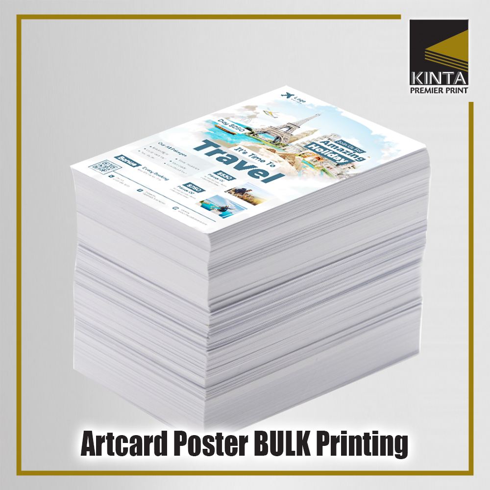 Artcard / Boxboard Poster Loose Sheet Printing 3