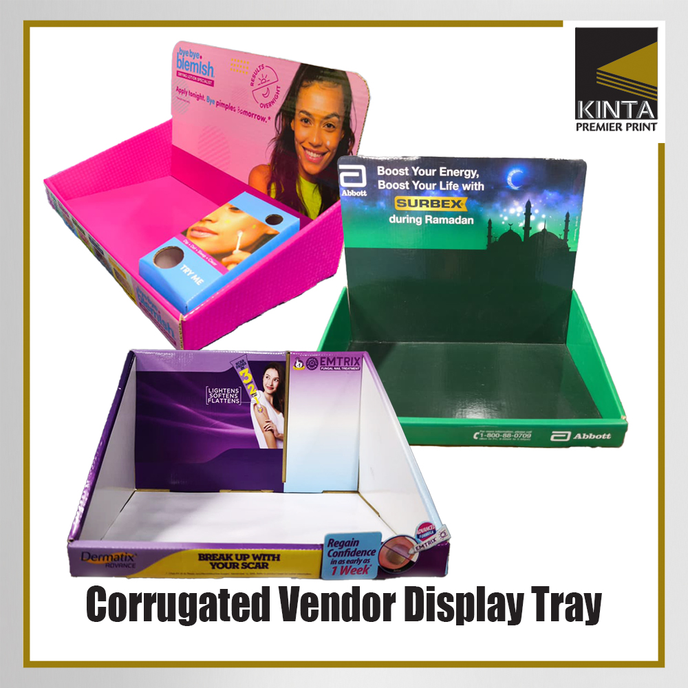 Corrugated Vendor Display Tray 1