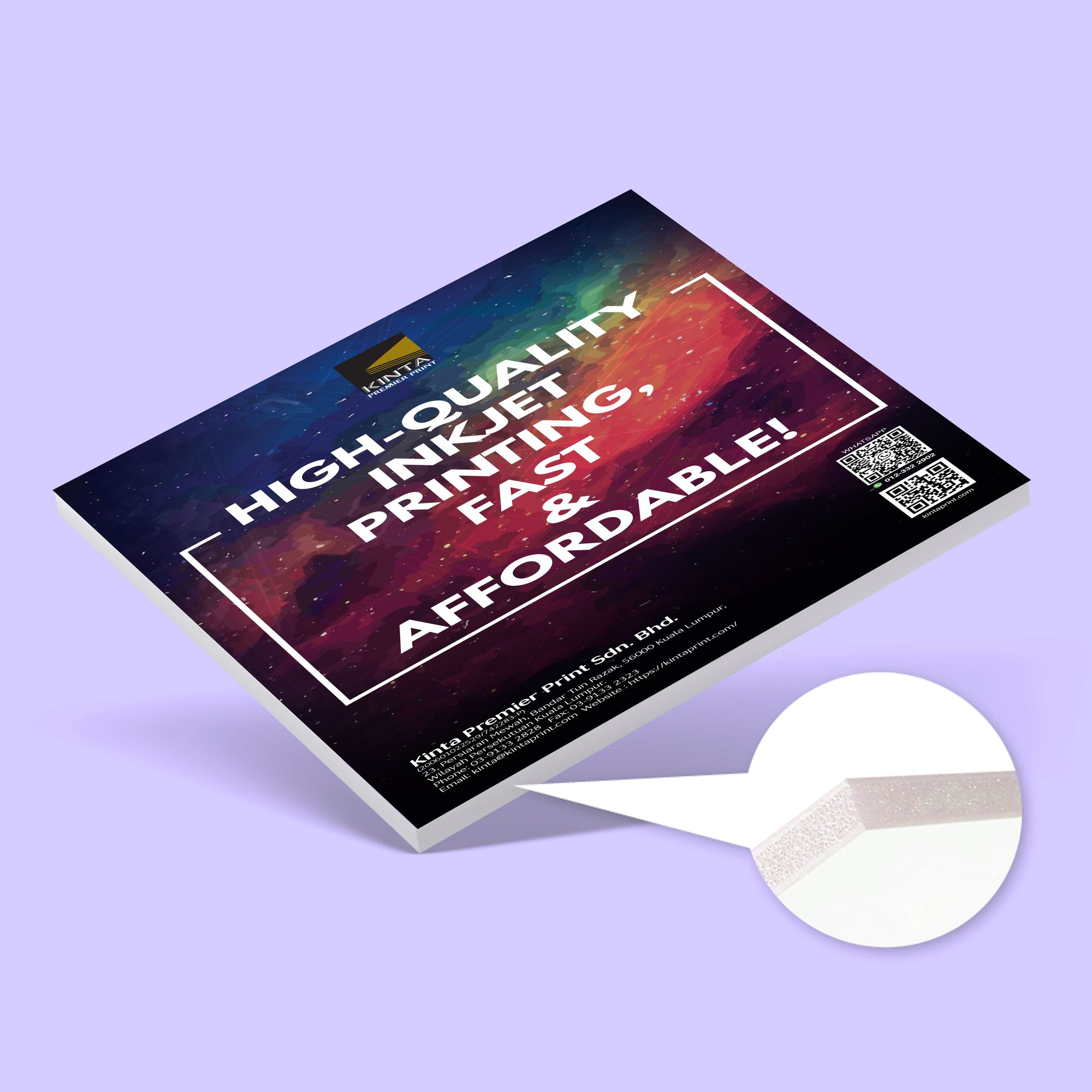 Foamboard with Printing 2