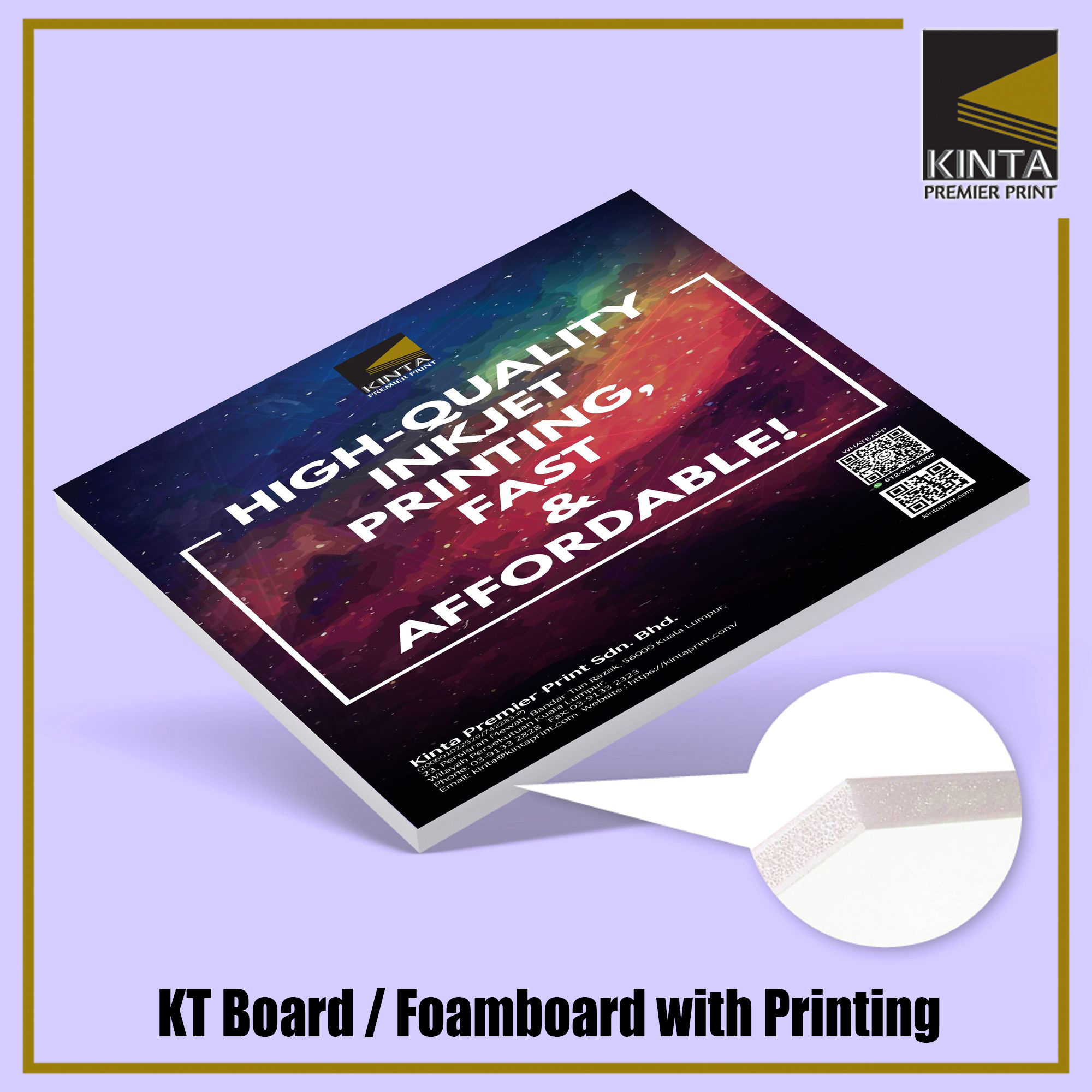 KT Board / Foamboard with Printing 1