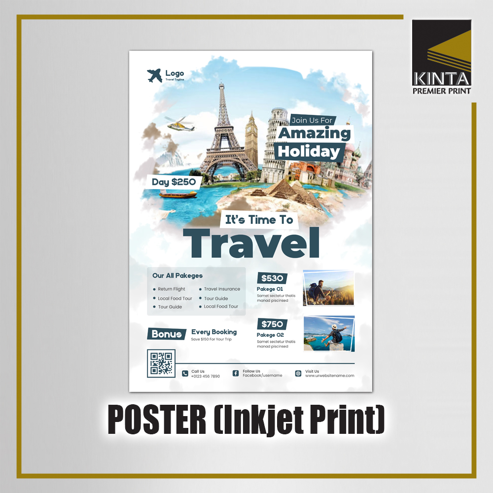 Synthetic Poster Loose Sheet Printing 2
