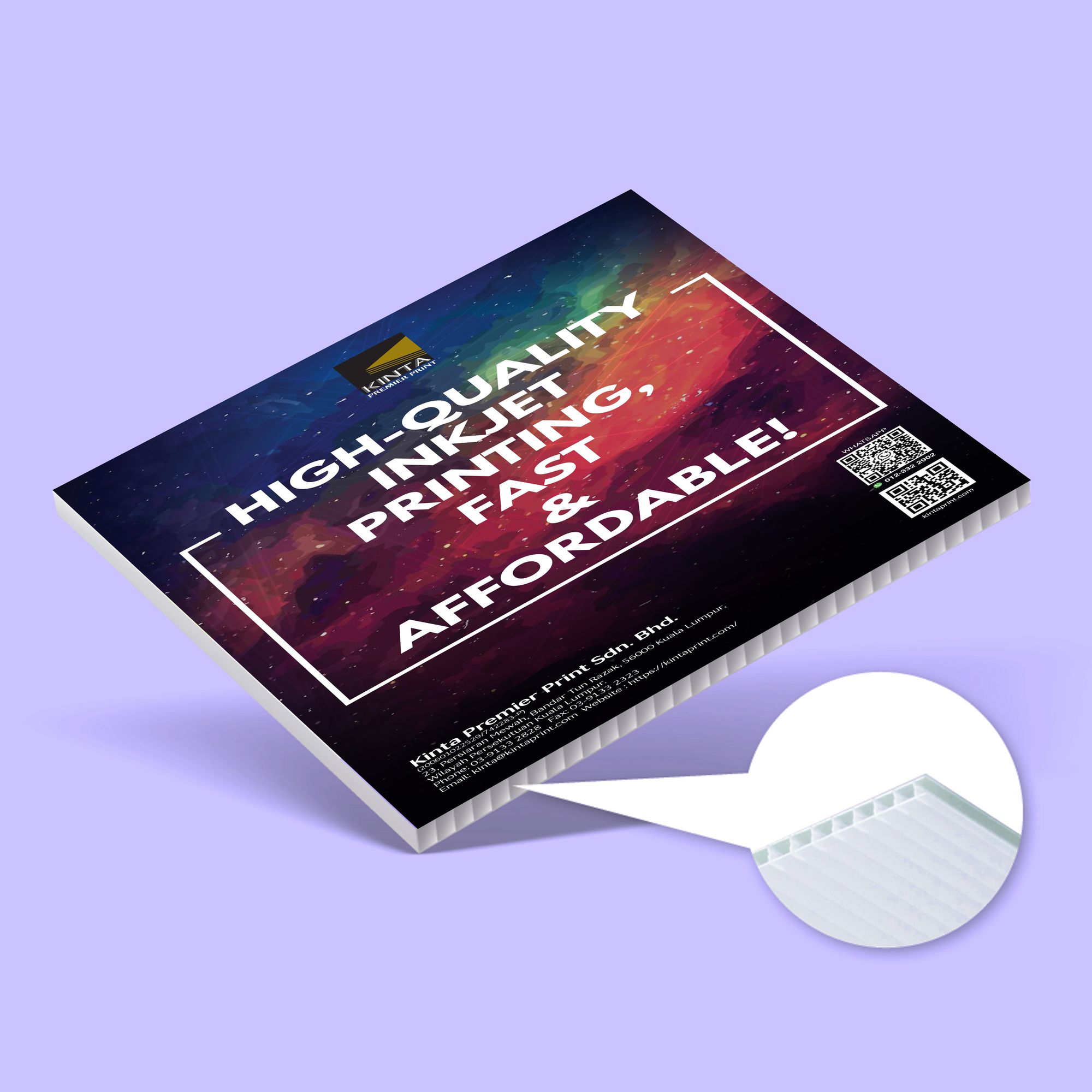 PP Hollow Board with Printing 2