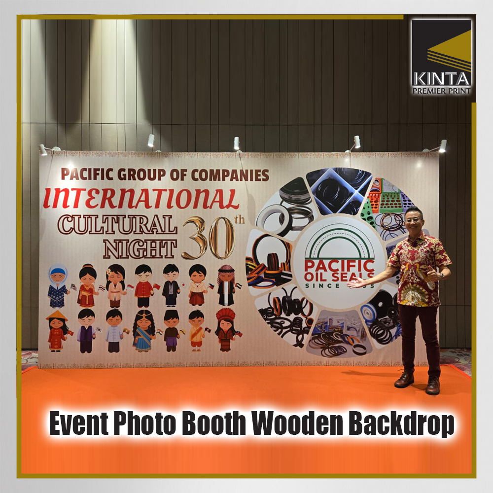 Event Photo Booth Wooden Backdrop 2
