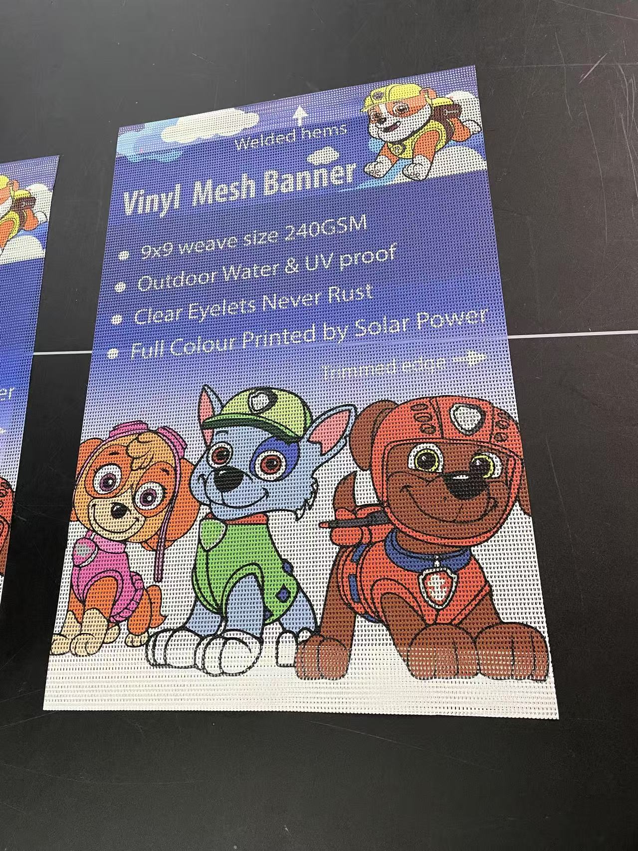 50M 整卷网格布印刷 9x9大孔