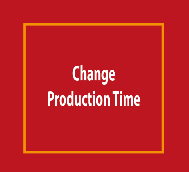 Change production Time