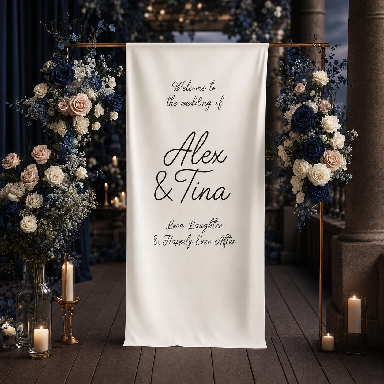 Event backdrop fabric