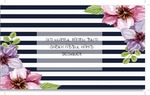 Striped Floral Front