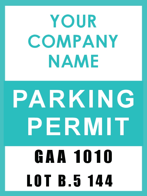 Gate Pass Car Sticker Automobile