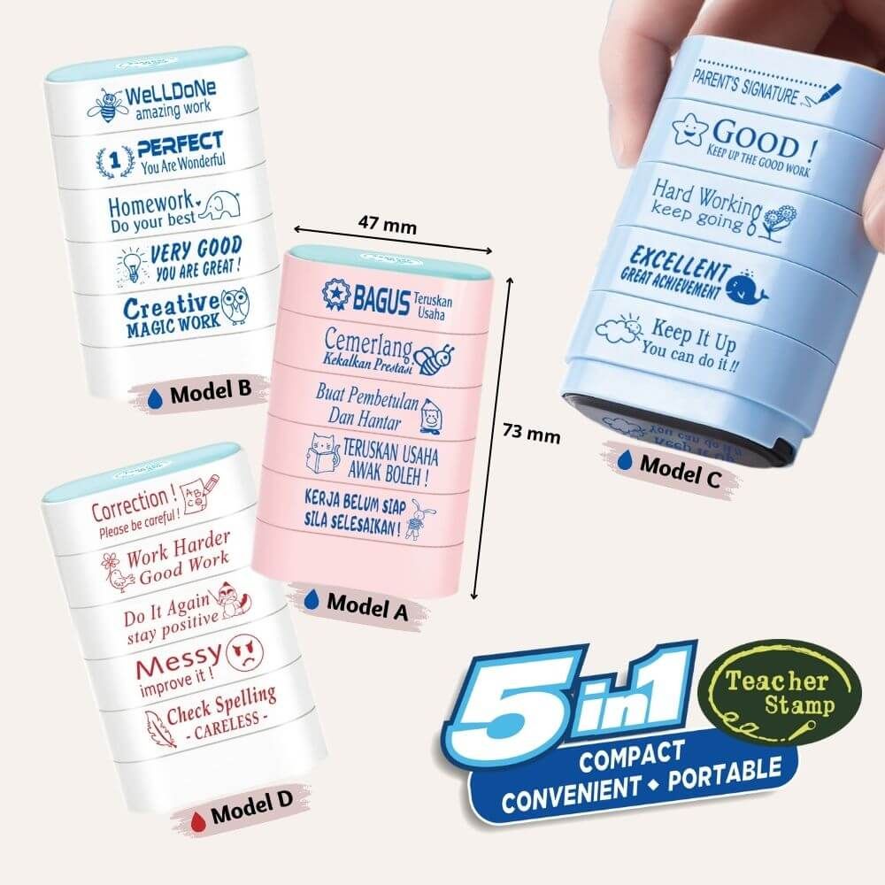 5 in 1 Teacher Stamp