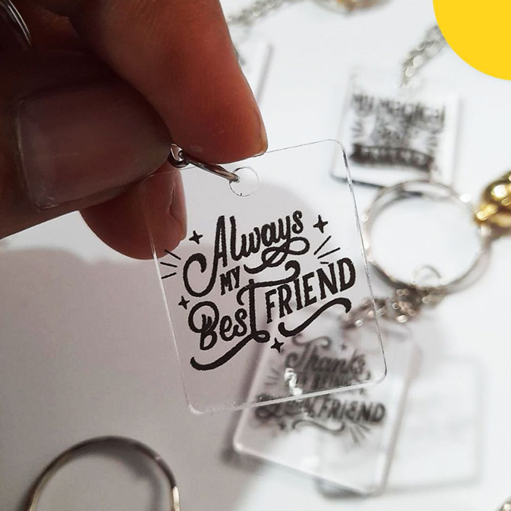 Friendship Bestfriend Keychain BFF Cute
