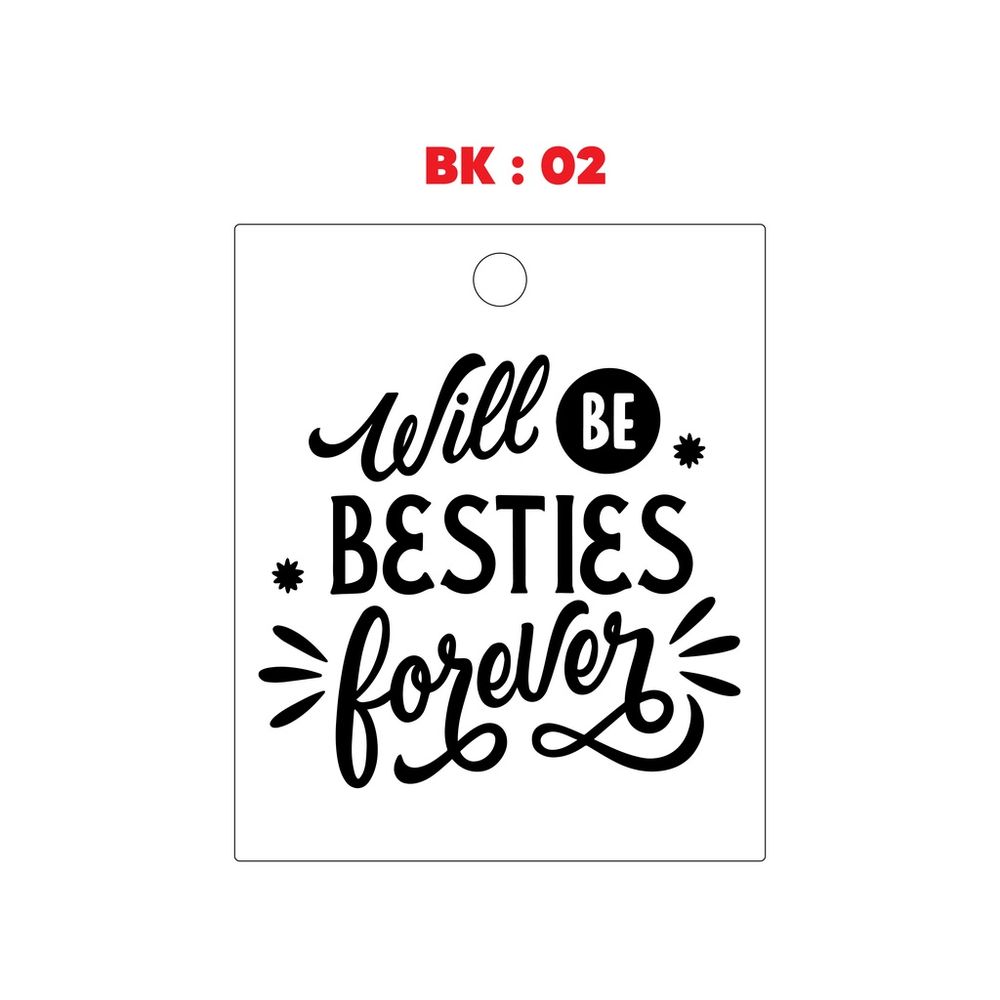 Friendship Bestfriend Keychain BFF Cute 9