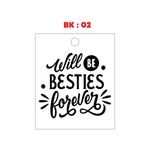 Friendship Bestfriend Keychain BFF Cute 9