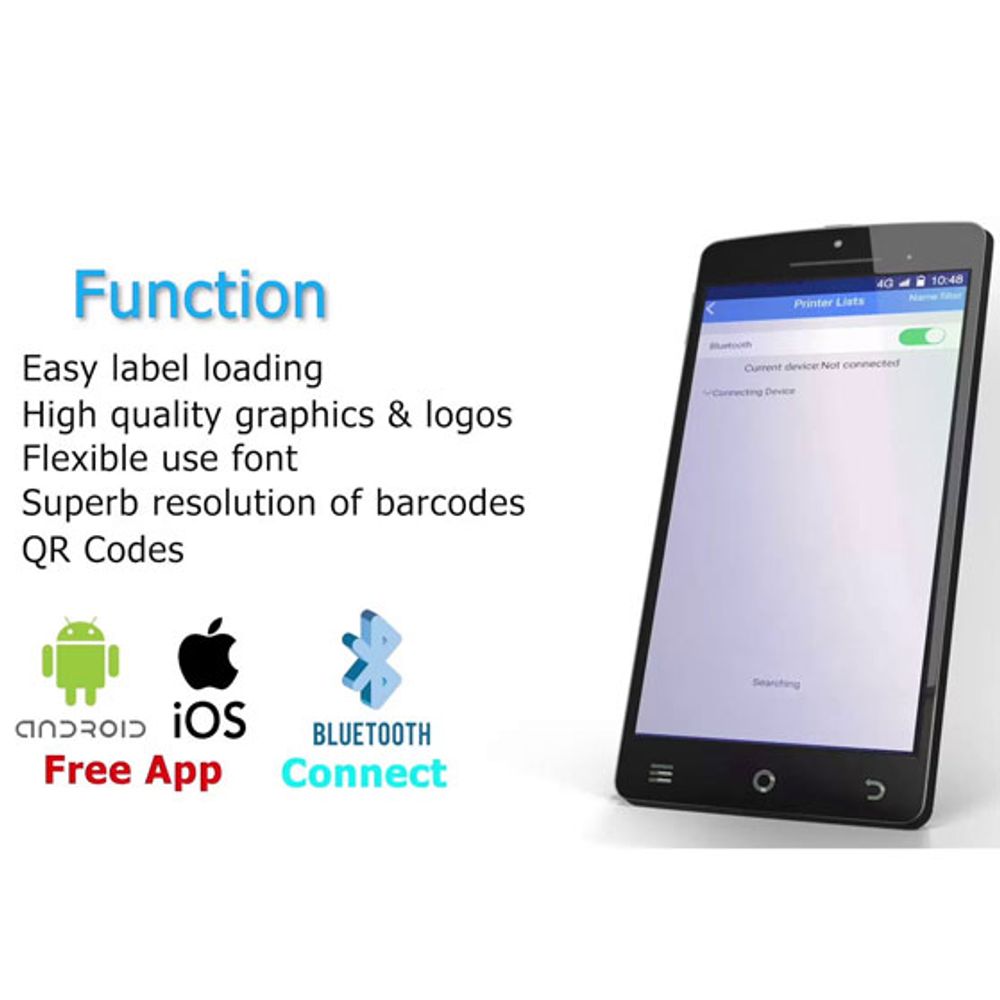 Portable Thermal QR Code, Bar Code & Label Printer 5