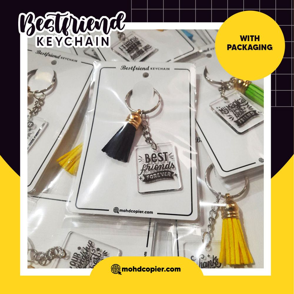 Friendship Bestfriend Keychain BFF Cute 1