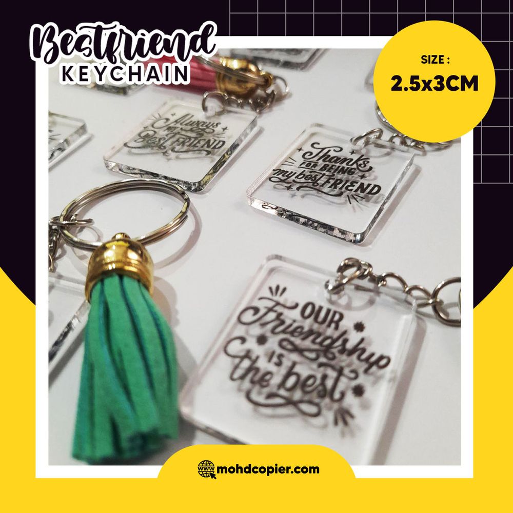 Friendship Bestfriend Keychain BFF Cute 2