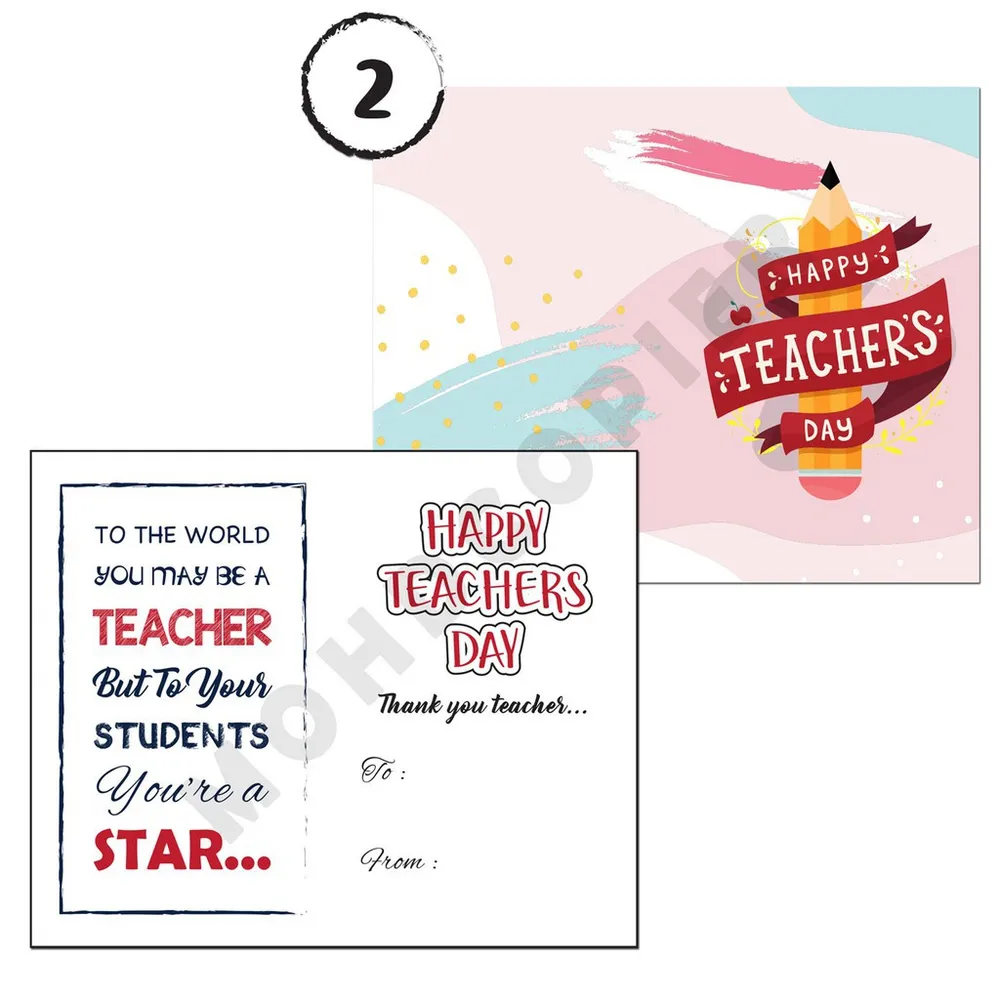 Teacher’s Day Appreciation Card 35