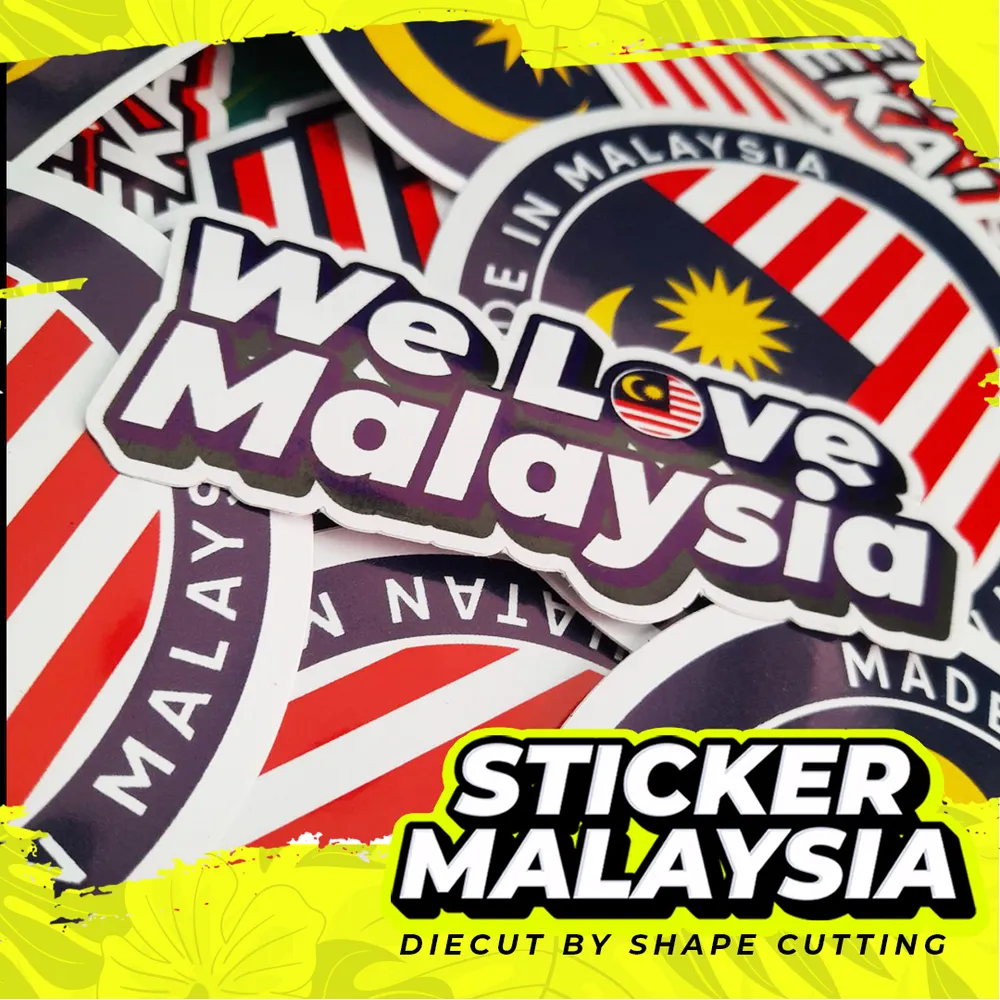 Waterproof Sticker Malaysia Merdeka Day 2