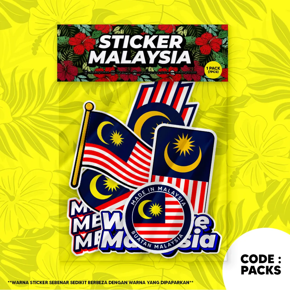 Waterproof Sticker Malaysia Merdeka Day 12