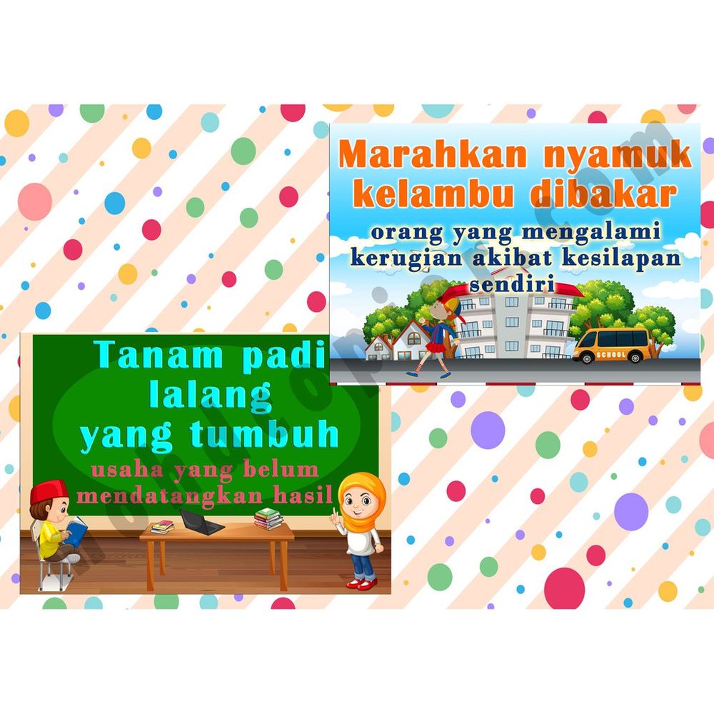 Peribahasa A3 (10pcs/set) 2