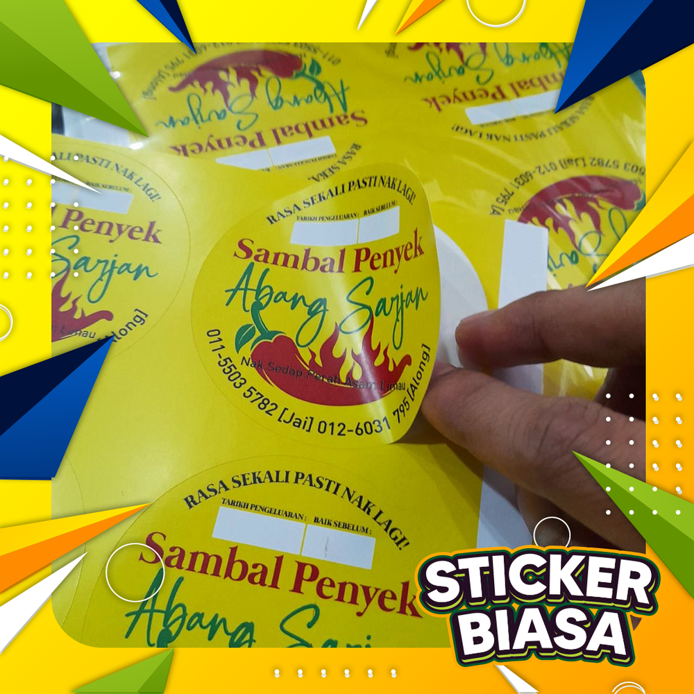 Sticker Labels Product 3