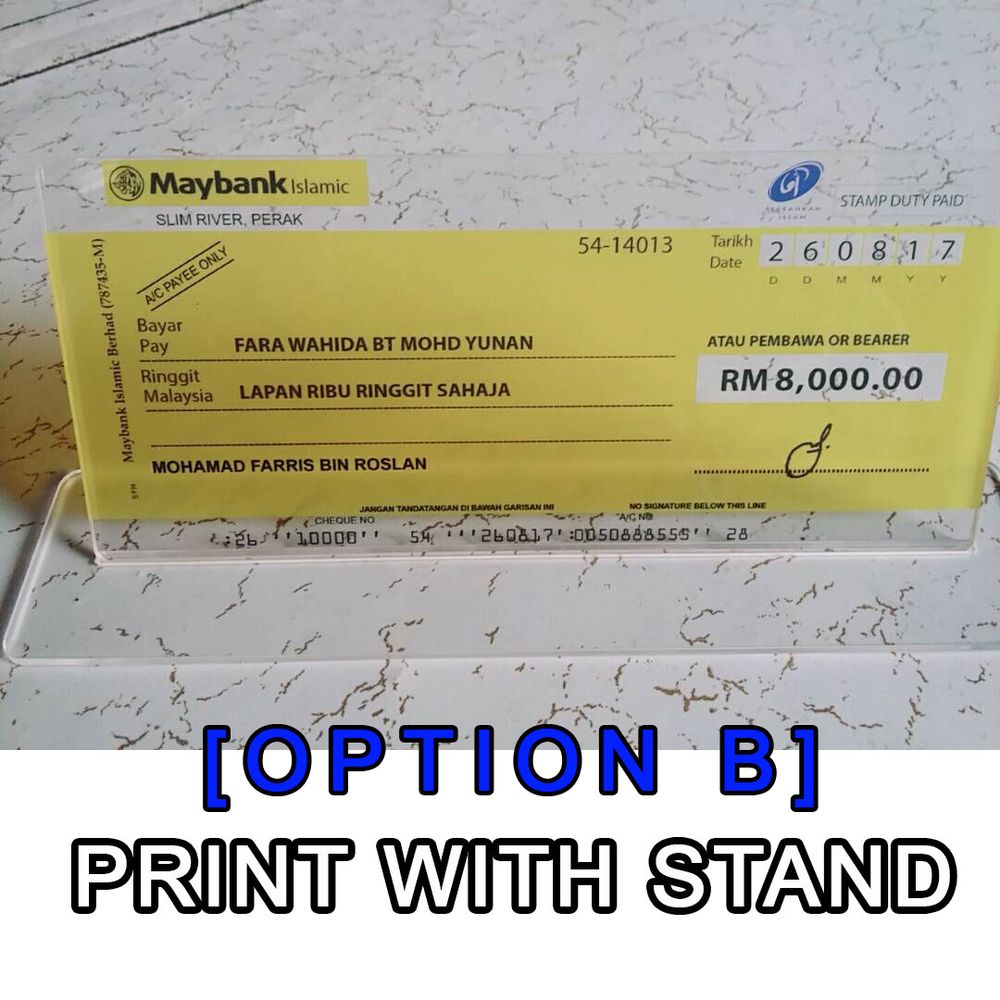 Replika Cek Hantaran 7