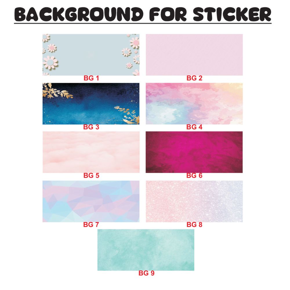 Combo Name Sticker 2