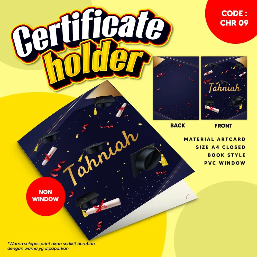 Certificate Holder A4 (Readymade) 25