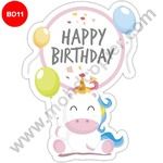 Ready Made Birthday Sticker Doorgift 12