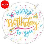Ready Made Birthday Sticker Doorgift 20