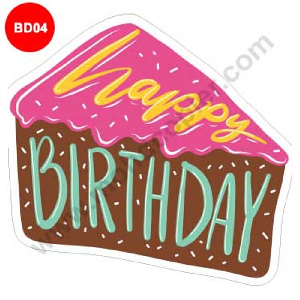 Ready Made Birthday Sticker Doorgift 5