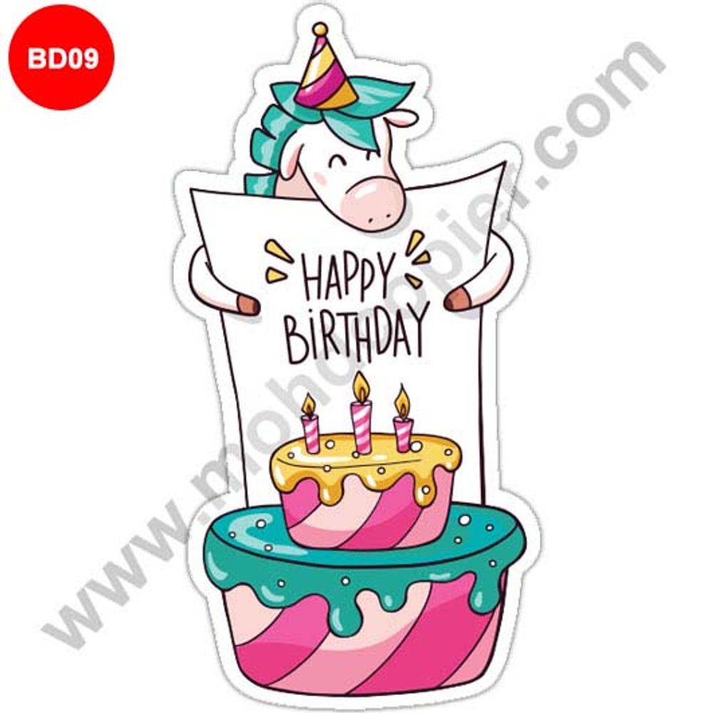 Ready Made Birthday Sticker Doorgift 10