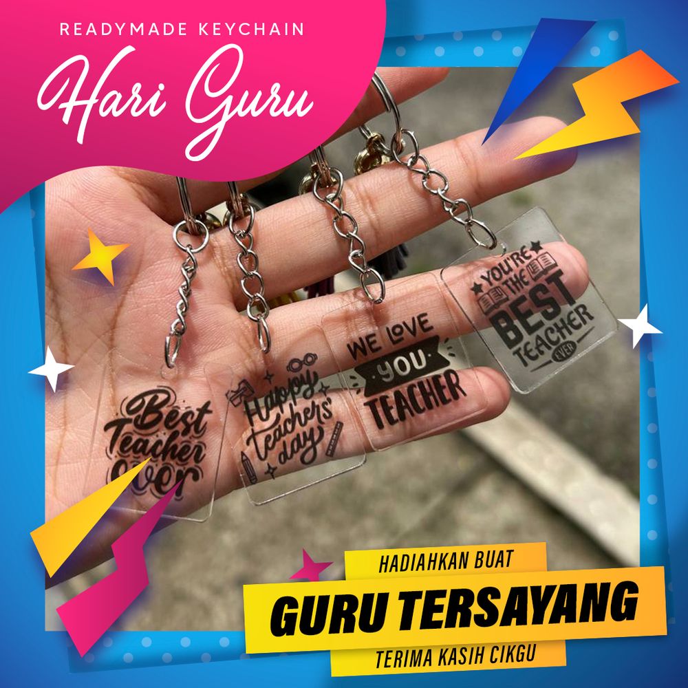 Teacher's Day Keychain 1