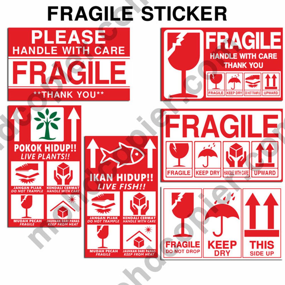 Fragile Sticker