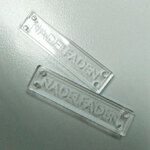 Hijab Label Acrylic Clear 1