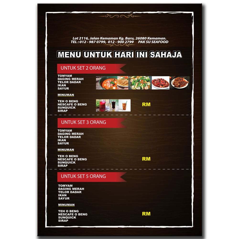 Food Menu Print 2