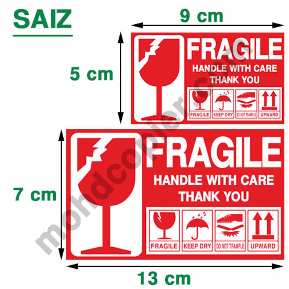 Fragile Sticker 4