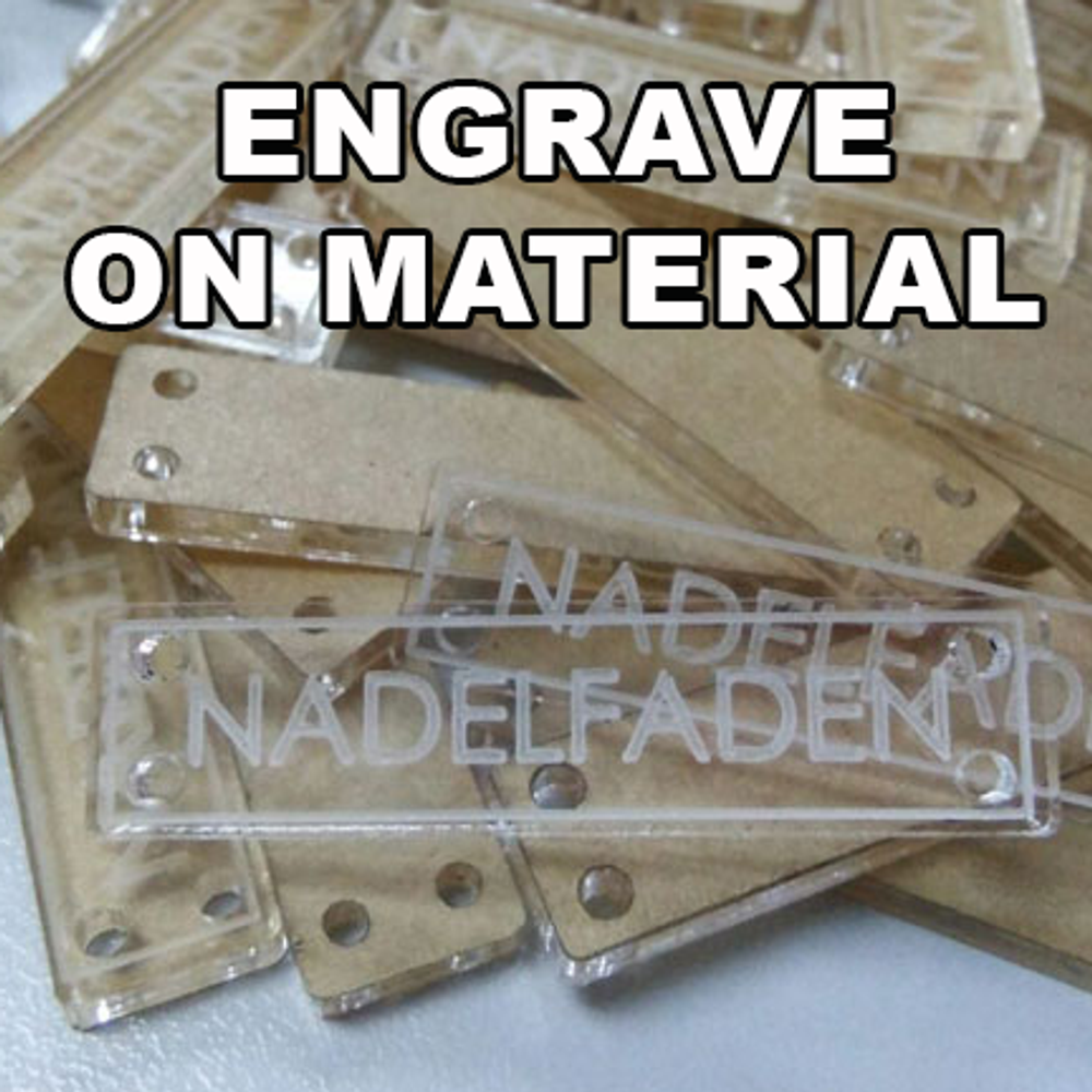 Hijab Label Acrylic Clear 5