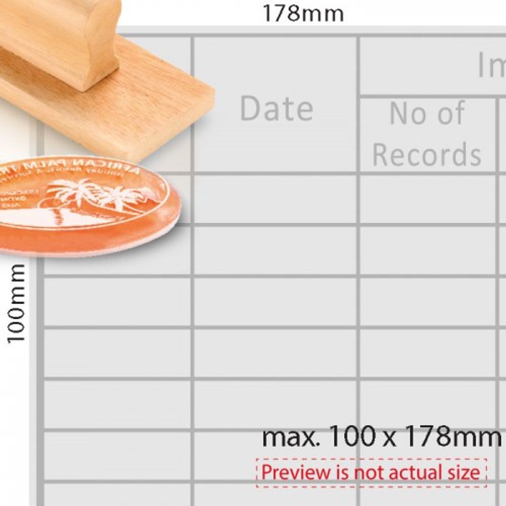 Extra Large Polymer Index Stamps 5