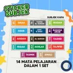 School Subject Sticker Label 2