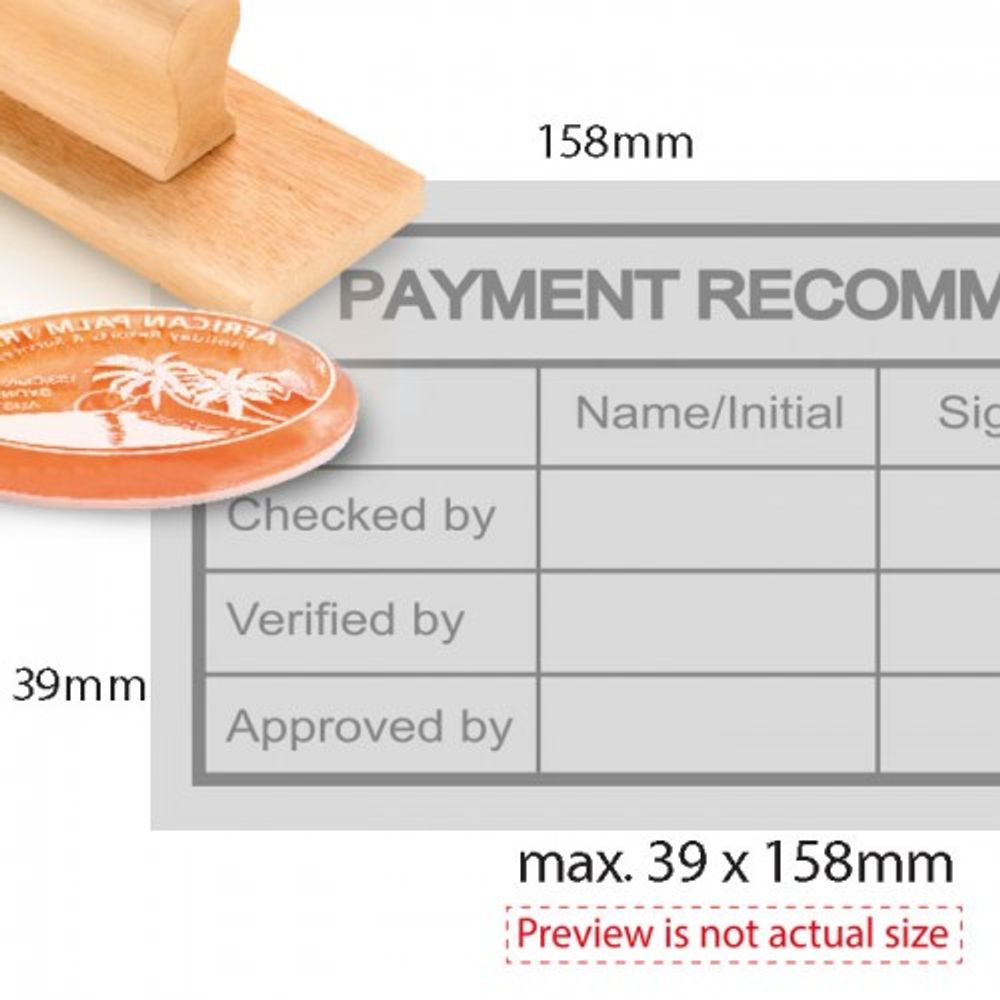 Extra Large Polymer Index Stamps 2