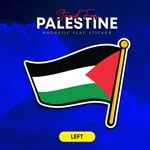 Palestine Flag Car Magnet Sticker 5