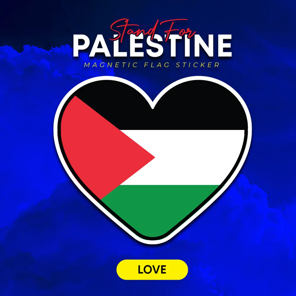 Palestine Flag Car Magnet Sticker 3