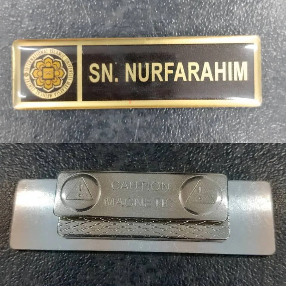 Epoxy Name Tag 1